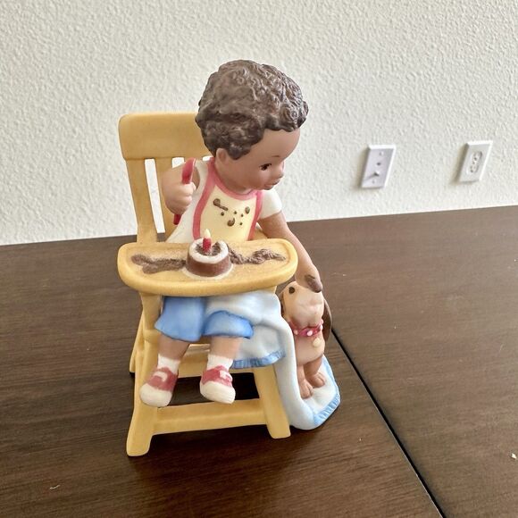 2002 Little Pride & Joys African American Boy Dog “Baby’s First” Figure Willitts - Picture 1 of 8